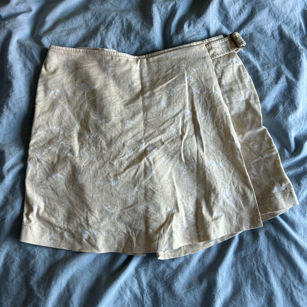 Vintage Jessica Cream Skort with Zipper
